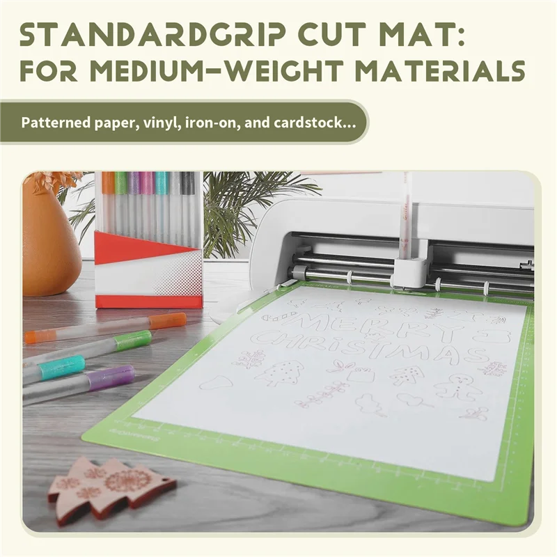 

J1UL1N Cutting Mat For Cricut Joy Xtra 3 Pack Replacement Variety Standard Grip Light Grip Strong Grip Adhesive Cut Mats Durable