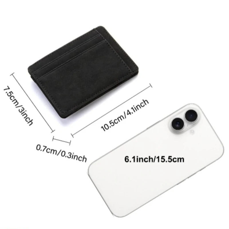 Id Card Holders Small Wallet Minimalist Wallet Luxury Card Holder Card Case Credit Card Holders Slimwallet Card Wallet for Man