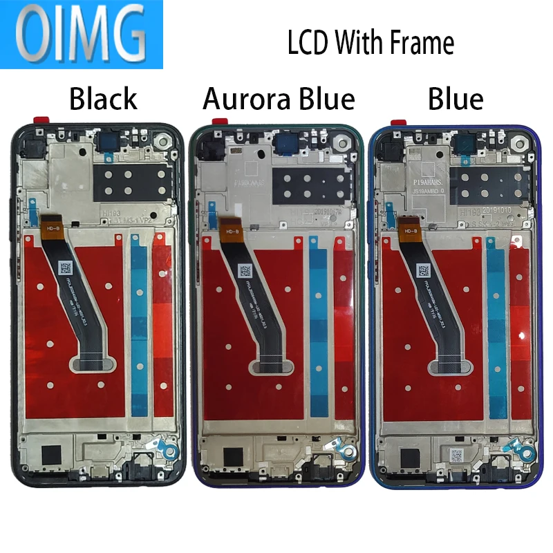 Original For Huawei P40 Lite E LCD Display With Frame Touch Screen Models ART L28 L29 L29N Panel Digitizer Replacement Parts