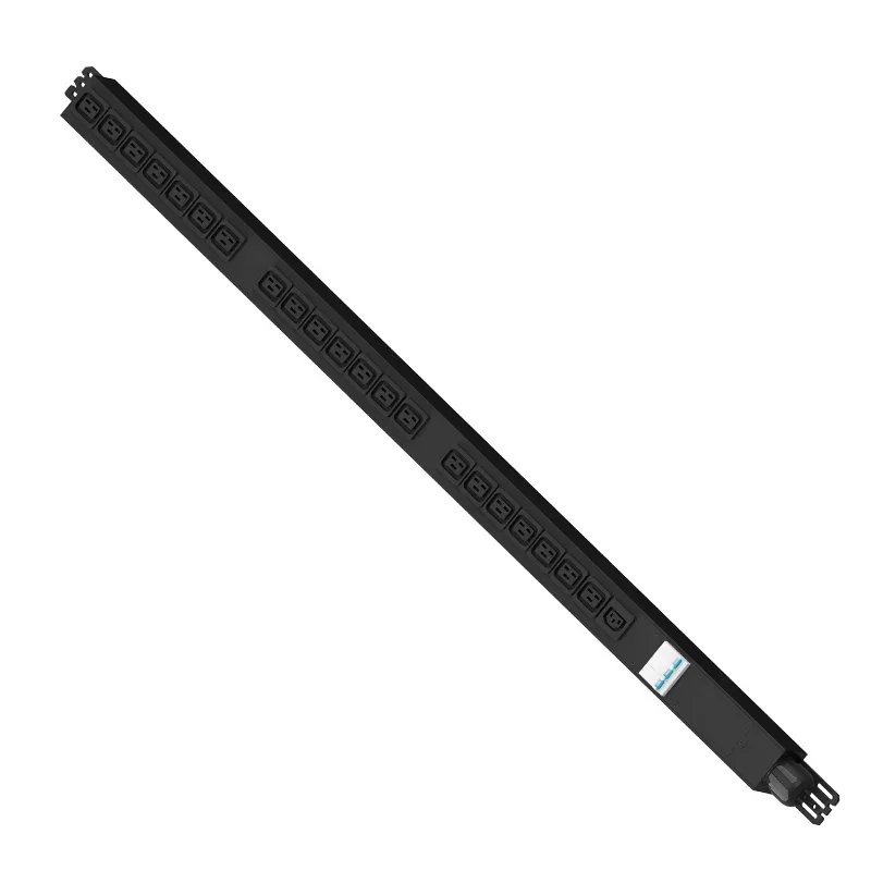 Three-phase 380V-415V 100A 75 kW 21-bit C19 jack + 1-bit C13 jack aluminum alloy high-power PDU power socket