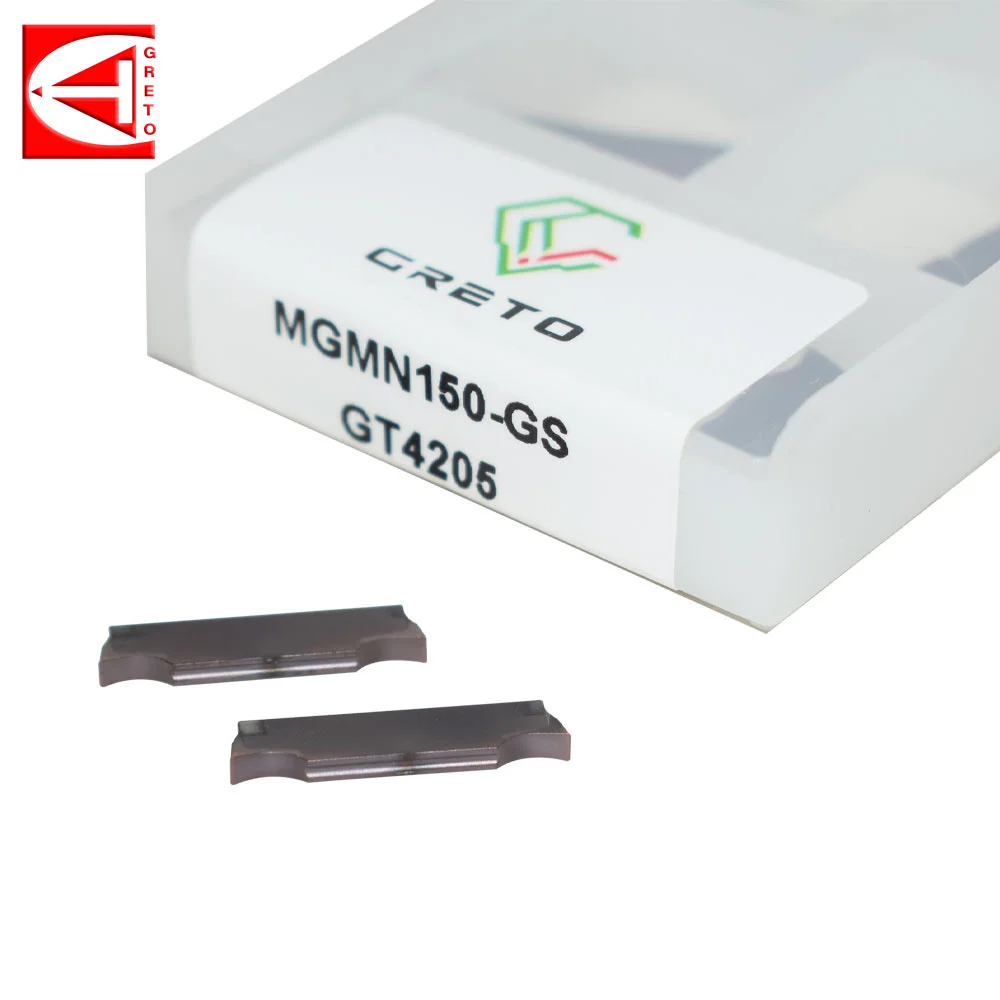 GRETO MGMN150-GS GT4202 GT4205 Cemented Carbide Tools For Cnc Tips Turning Inserts MGMN 150-GS MGMN150-G