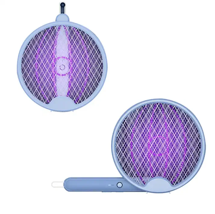 

Бытовая электрическая мухобойка от комаров, портативная портативная ловушка от насекомых, складная USB перезаряжаемая Blu-ray лампа от комаров