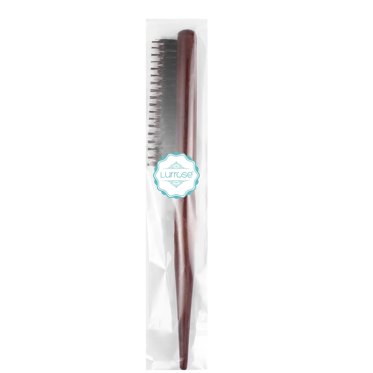 

Eco Friendly Bristle Hairbrush Wooden Handle Comb Pig Bristle Brush for Scalp Blood Hair Cleaning Home Salon