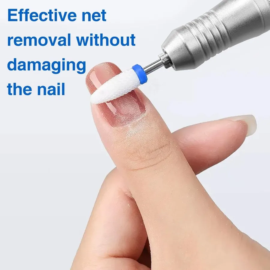 ชุดเจาะเล็บไร้สายแบบชาร์จไฟได้ปรับความเร็วเครื่องเจาะเล็บสำหรับอะคริลิคเจลผงจุ่มเล็บแบบพกพาตะไบเล็บ