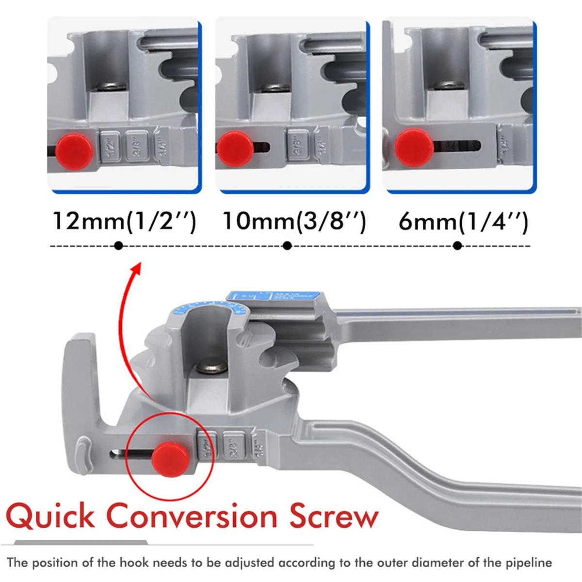

YHYS 180-градусный трубогиб 3 в 1 небольшой многоцелевой гибочный станок для медных труб, алюминиевых труб, железных труб, труб из нержавеющей стали A