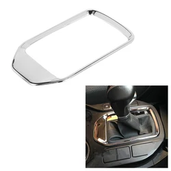 For HYUNDAI SANTA FE IX45 2013-2016 LHD Car Gear Shift Panel Trim Frame Cover Chrome ABS Car Accessories