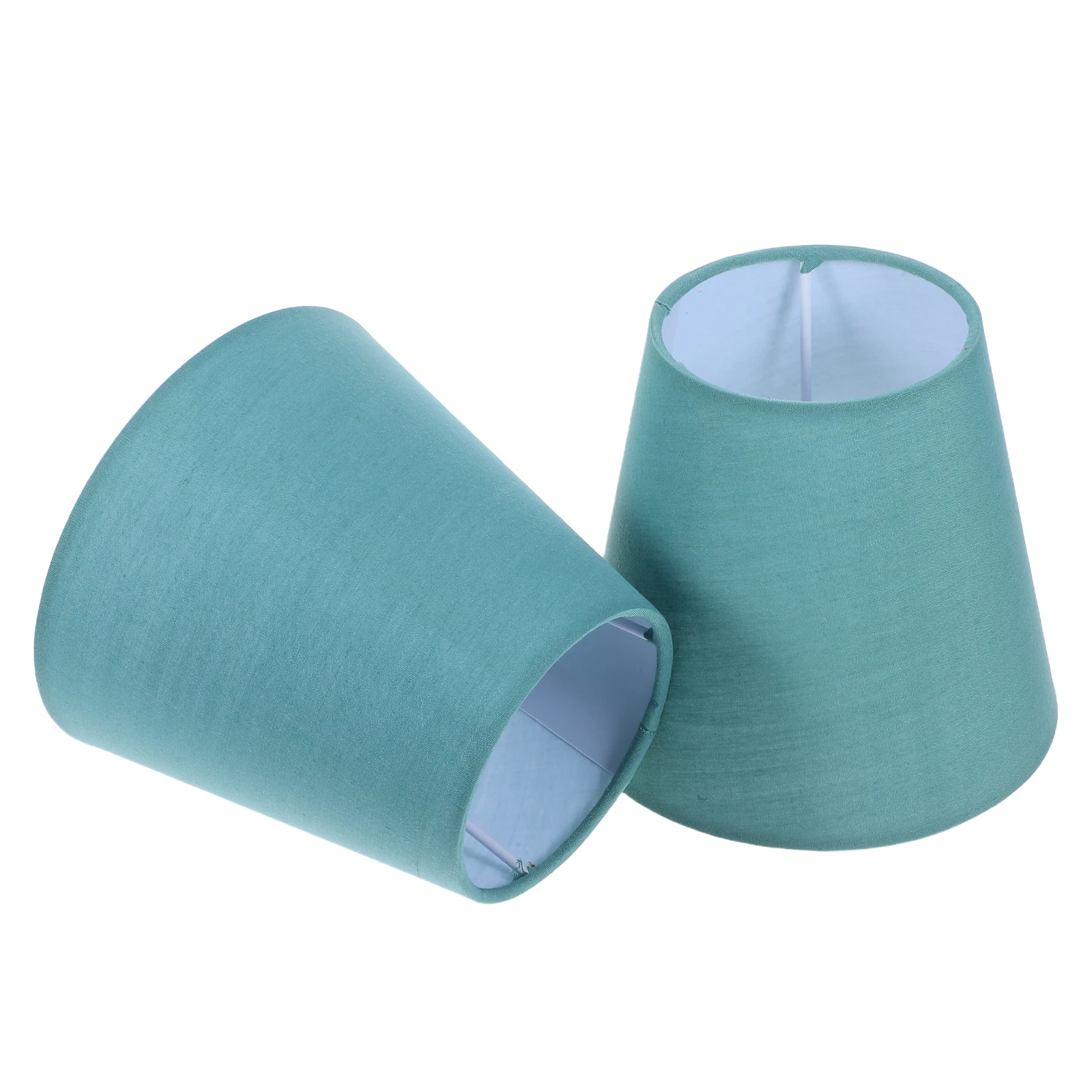 

2pcs Cloth Lamp Shades Fabric Replacement For Table Floor Bedside Chandeliers Durable Soft Light Simple Install Decorative