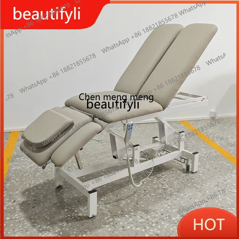 G8578 Electric Beauty Bed Physiotherapy Chiropractic Rehabilitation Massage Lift Bed Massage  Tattoo Bed