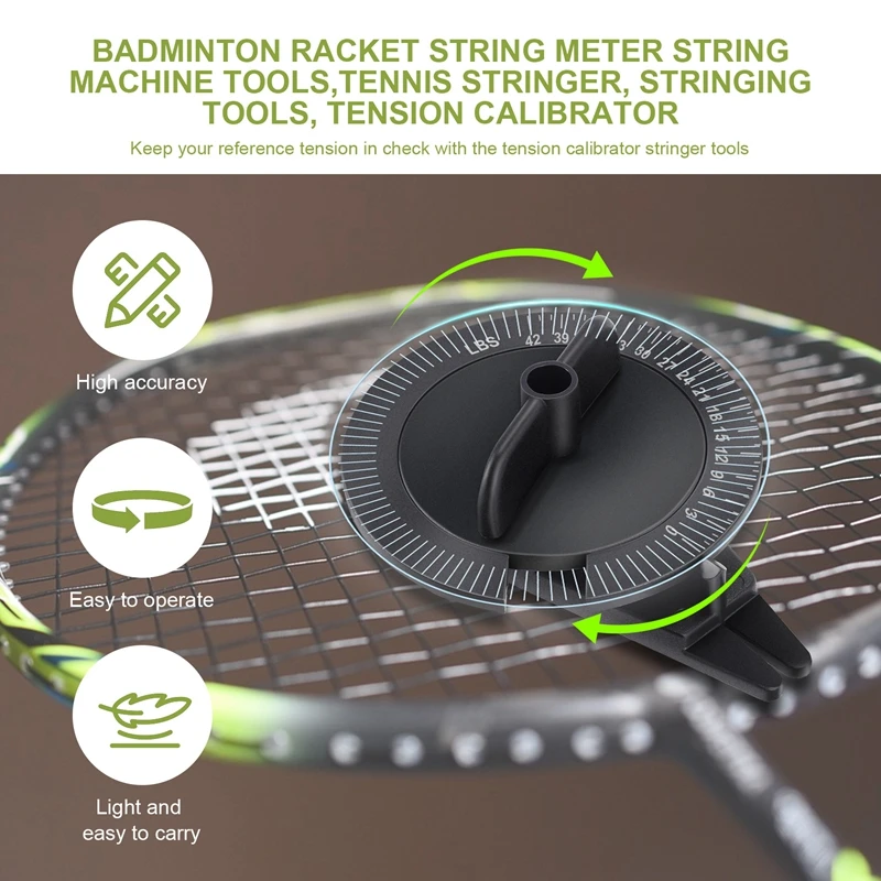 Badminton Schläger String Meter String Maschine Werkzeuge, Tennis Stringer, Bespannen Werkzeuge, Spannung Kalibrator