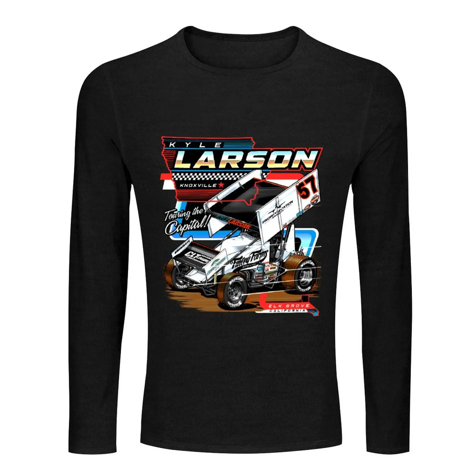 KYLE LARSON 12, Kyle Larson Long T-Shirt hippie clothes tees new edition t shirt men clothing