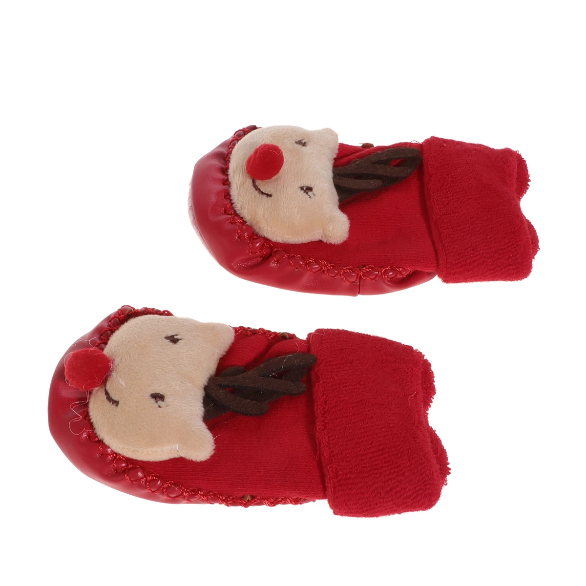 

Baby Christmas Stocking Anti slip Floor Shoes Warm Socks Kids Holiday Gift Soft Material Keep Feet Warm Winter