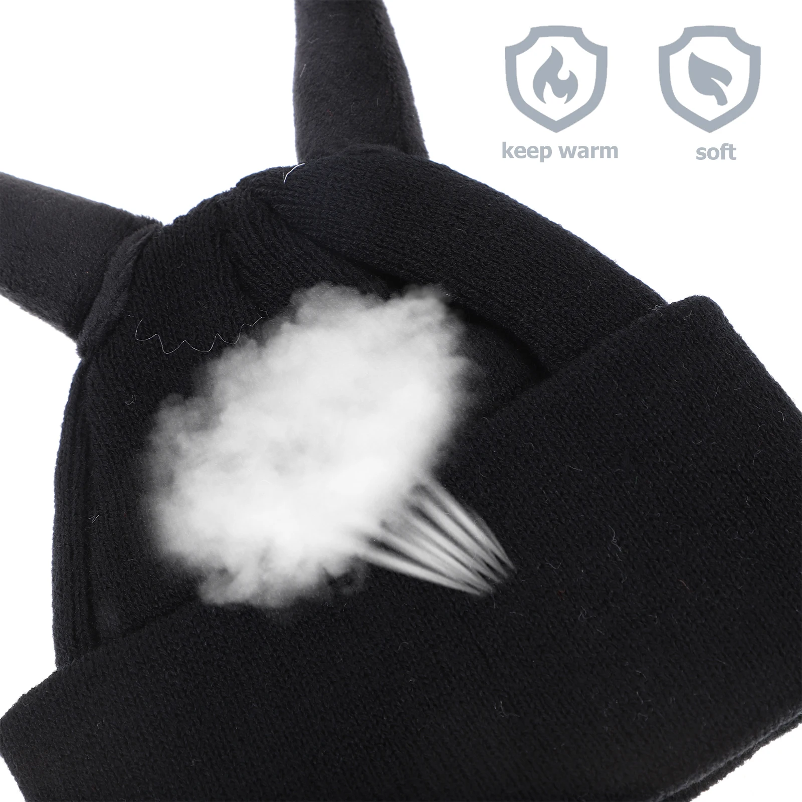 

Kids Antenna Knit Beanie Toddler Winter Warm Hat for Boys Girls Cartoon Cute Knitted Kids Winter Hats Toddler Hat