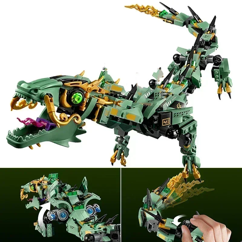 도시 장난감 Airjitzu 및 드래곤 빌딩 블록의 사원 70612 벽돌 어린이 교육 장난감에 적합