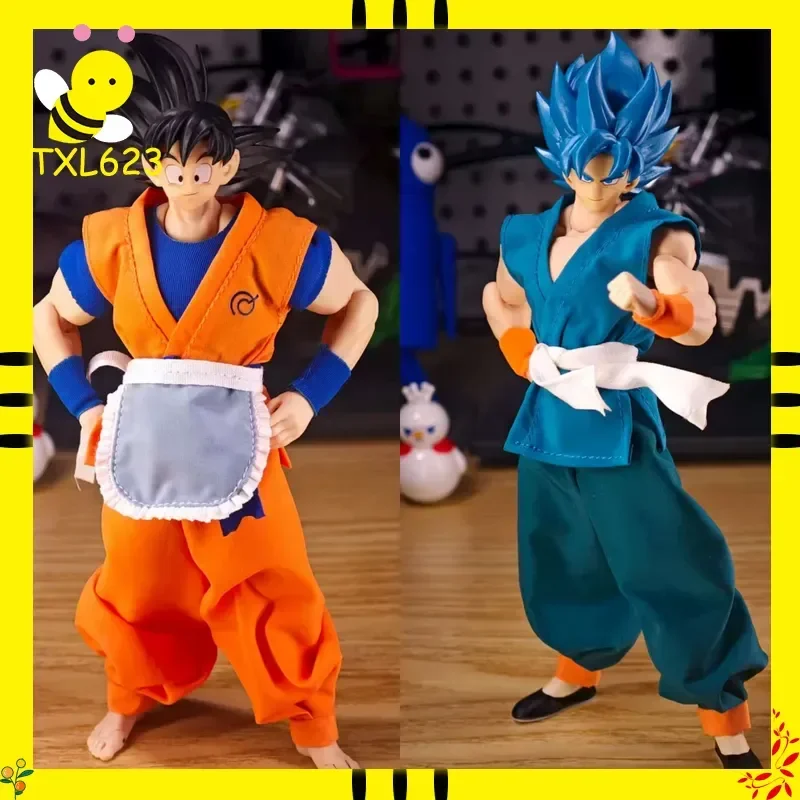 

Dragon Ball Shf Series Son Goku Figure - Daoist Robe & Orange Blue Training Suit Accessories Collectible Action Figure Toys