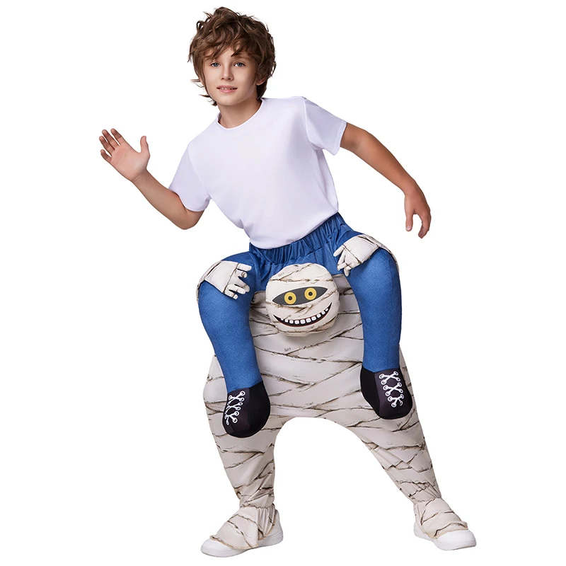 Disfraz de momia para niños, disfraz de momia egipcia de terror para Halloween, disfraz de zombi para niños, disfraz de momia para niñas.