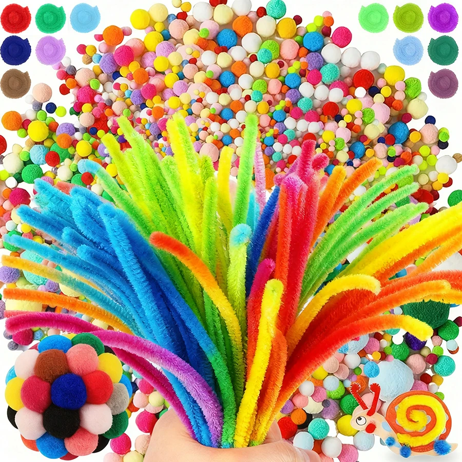 100 قطعة 30 سنتيمتر ورأى الأنابيب مع 200 قطعة رقيق مرونة عالية لينة الكريات DIY بها بنفسك المواد الحرفية سكرابوكينغ المشاريع الفنية اليدوية #1