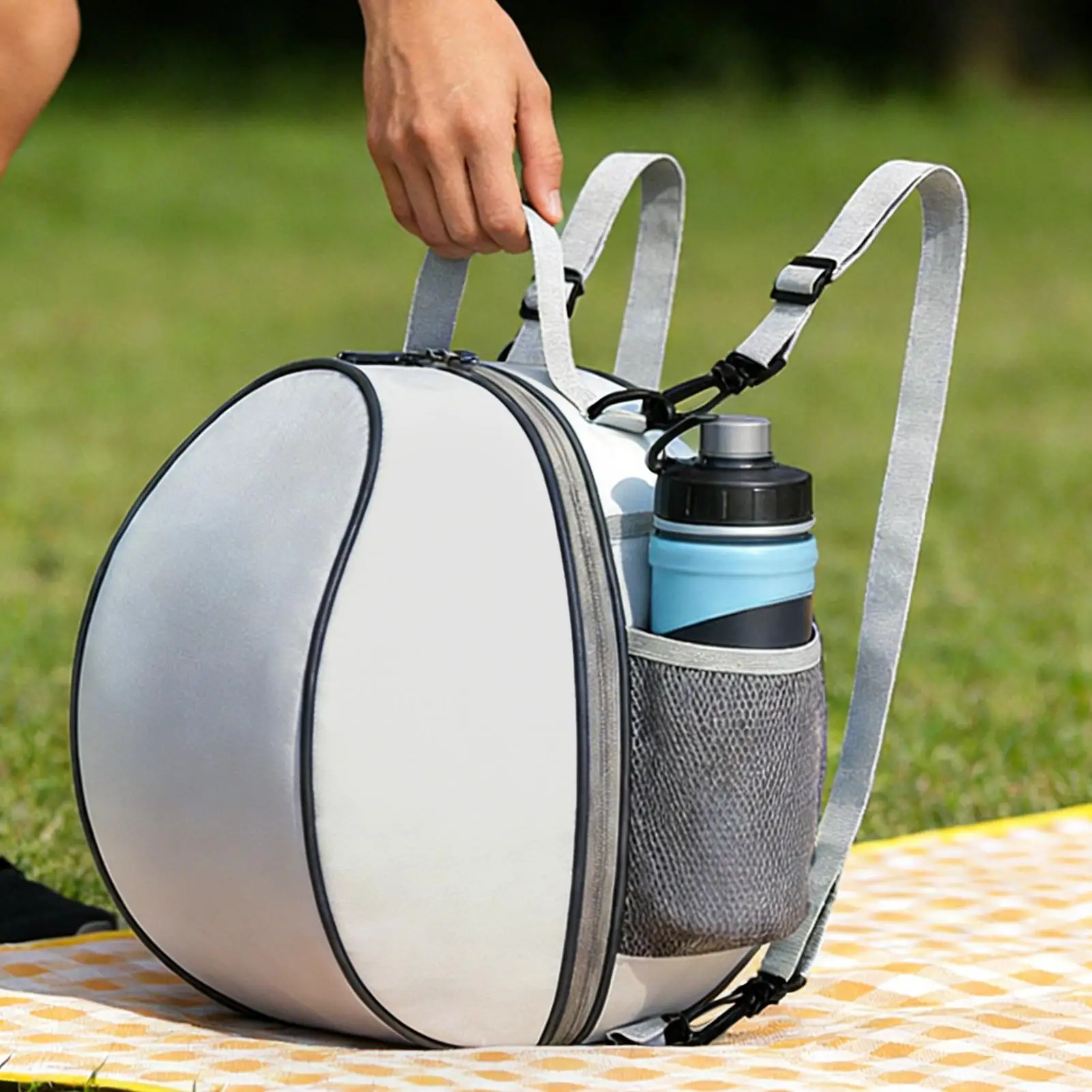 

Сумка для баскетбола, большая вместимость, легкая, водонепроницаемая, для одного мяча, для мужчин, для футбола, волейбола, спортзала, повседневных поездок