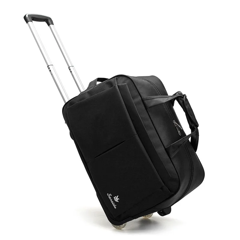 

Travel Suitcase Trolley Bag With Wheels Large Capacity Luggage Bags Women Men Hand Luggage Carry On Bags Foldable Duffle Cabin