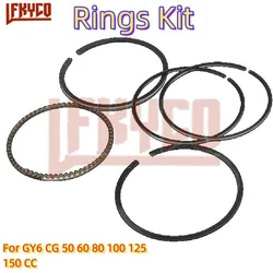 Motorcycle Moped Engine Parts Piston Rings Kit for GY6 50CC 60CC 80CC 100CC 125CC 150CC SCOOTER ATV KART TAOTAO Roketa JONWAY