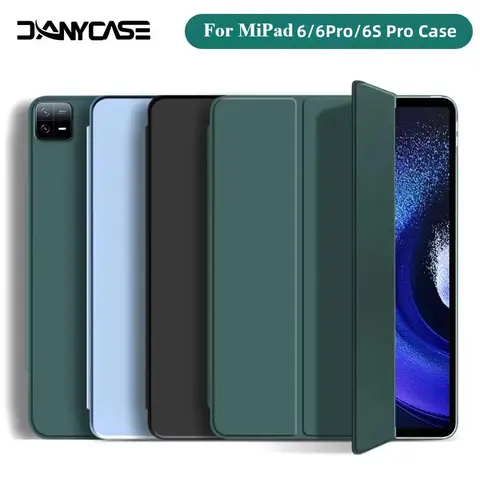 MiPad 6S Pro 12.4in 용 태블릿 케이스 Xiaomi Pad 6/6Pro 커버 Funda 태블릿 액세서리 용 자기 충전 자동 깨우기 지원