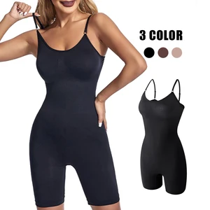 Kadın bodysuit, seksi shapewear boxer külot karın kontrol tam şekillendirici zayıflama kılıf, popo kaldırıcı ve uyluk slimmer karın korse Bikinili kaplanın en iyi 10 satışı-no. 2