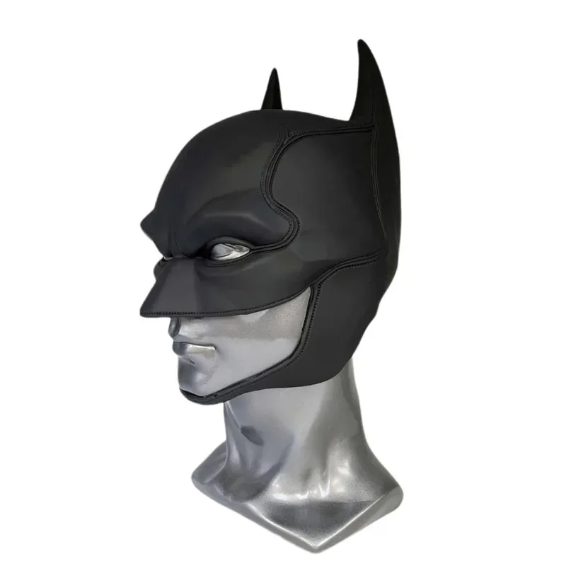 

Lyou 2025 Cafele Adult Men Bat Superhero Cosplay Bruce Wayne Costume Halloween Masquerade Mask Black Latex Accessories ★ ★ ★ kk.