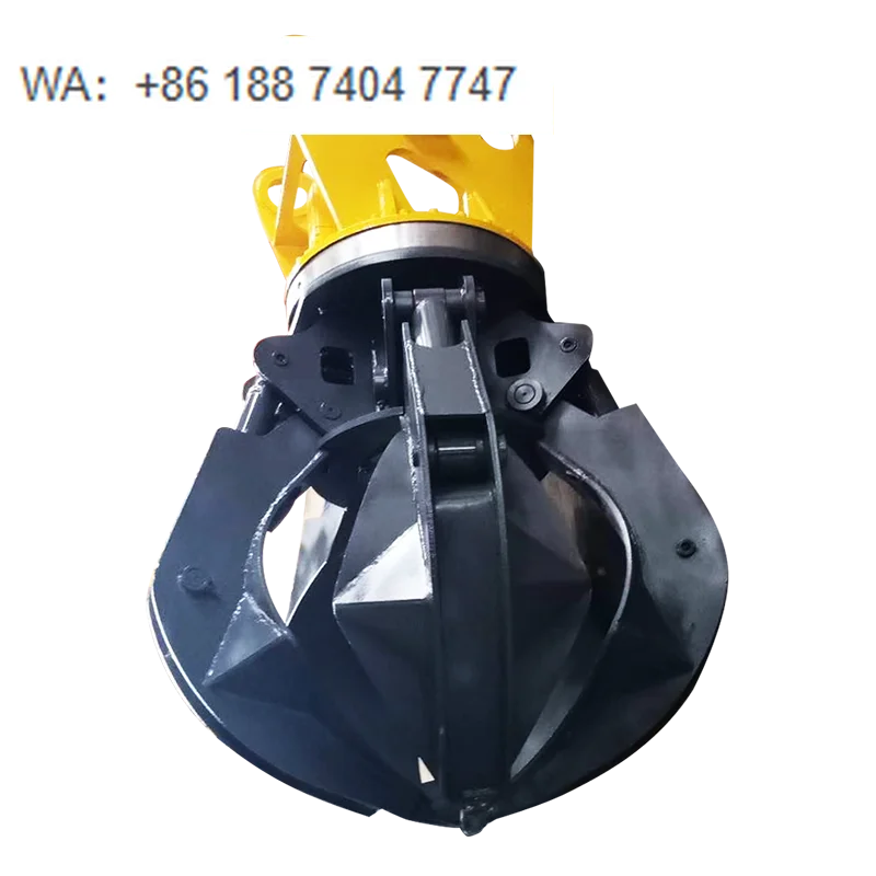 Hydraulic Orange Peel Grapple for Scrap Metal Recycling and Waste Handling Yards