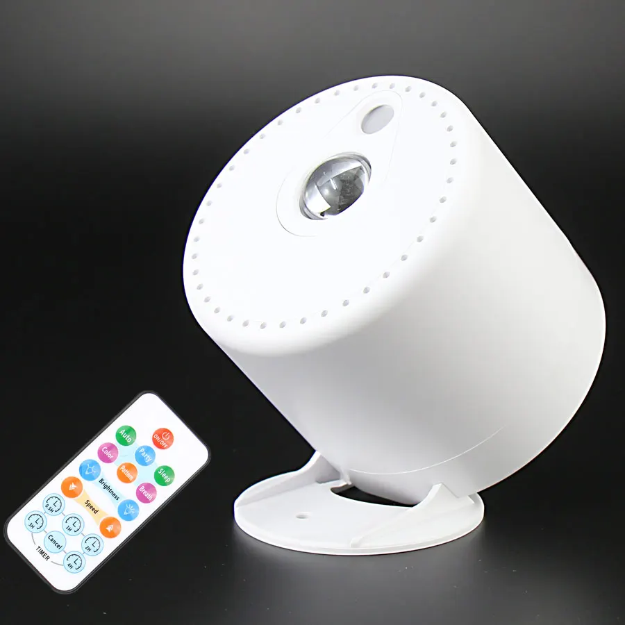 SA204 RGB LED محفز أورورا العارض ليلة الأخضر الليزر السماء نجوم ديسكو ضوء سديم سحابة عيد الميلاد الأطفال غرفة نوم المرحلة مصباح #6