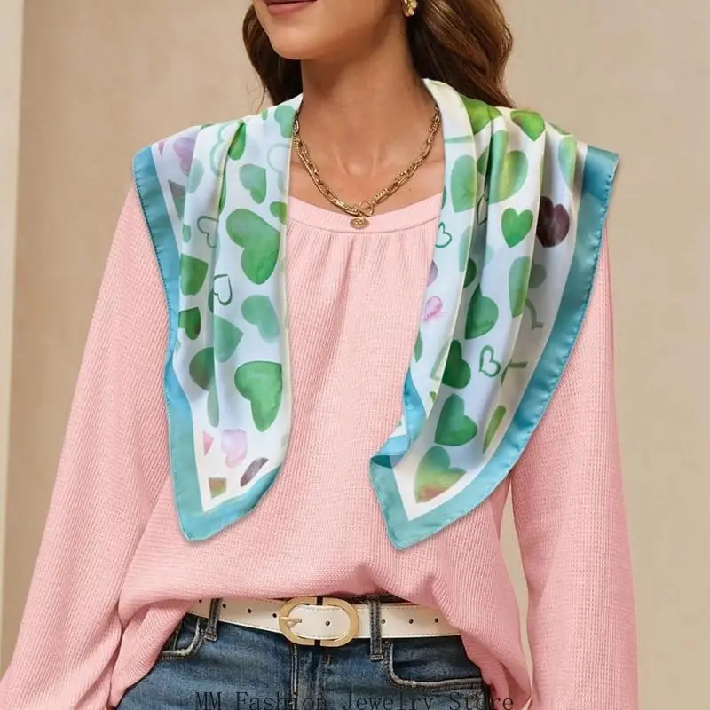 وشاح منديل D0UB العصري ، والشعور الحريري ، ناعم ومريح ، مناسبة للمشي لمسافات طويلة ، تخيم الأوشحة في الرقبة متعددة الأغراض