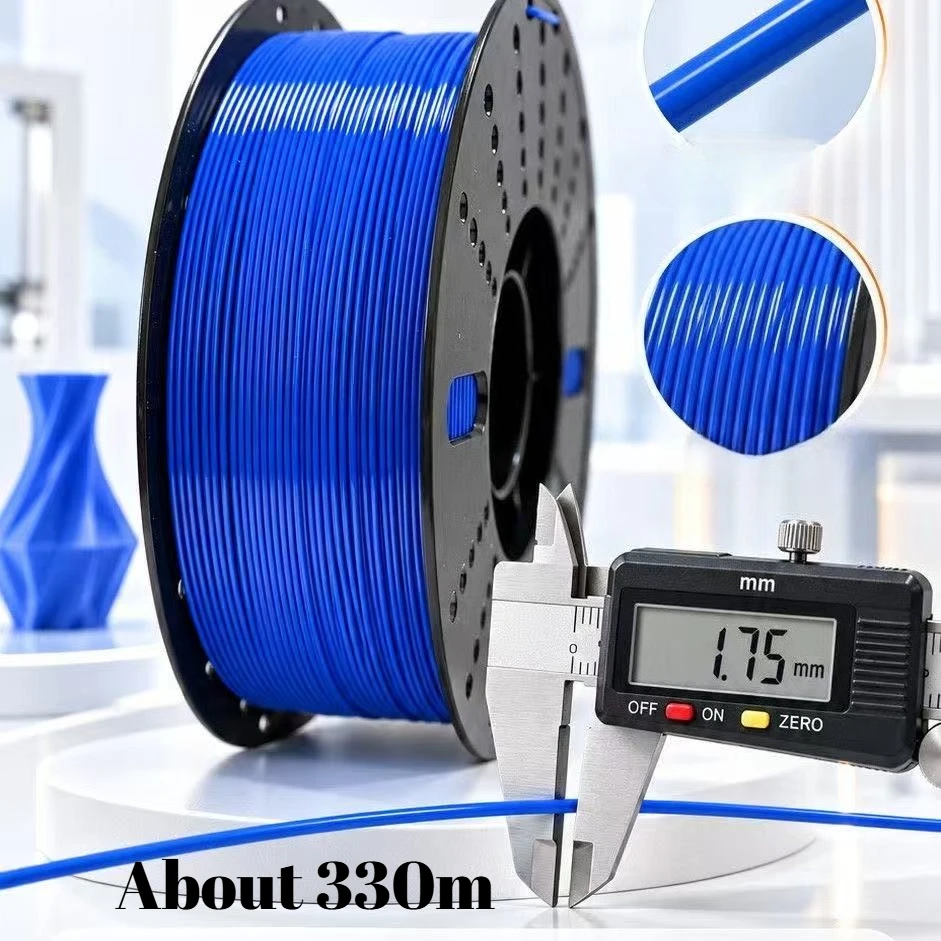 1.75mm PETG 3D Printing Filament (1kg) Features Excellent Toughness and Consistent Diameter Is Compatible with Most 3D Printers