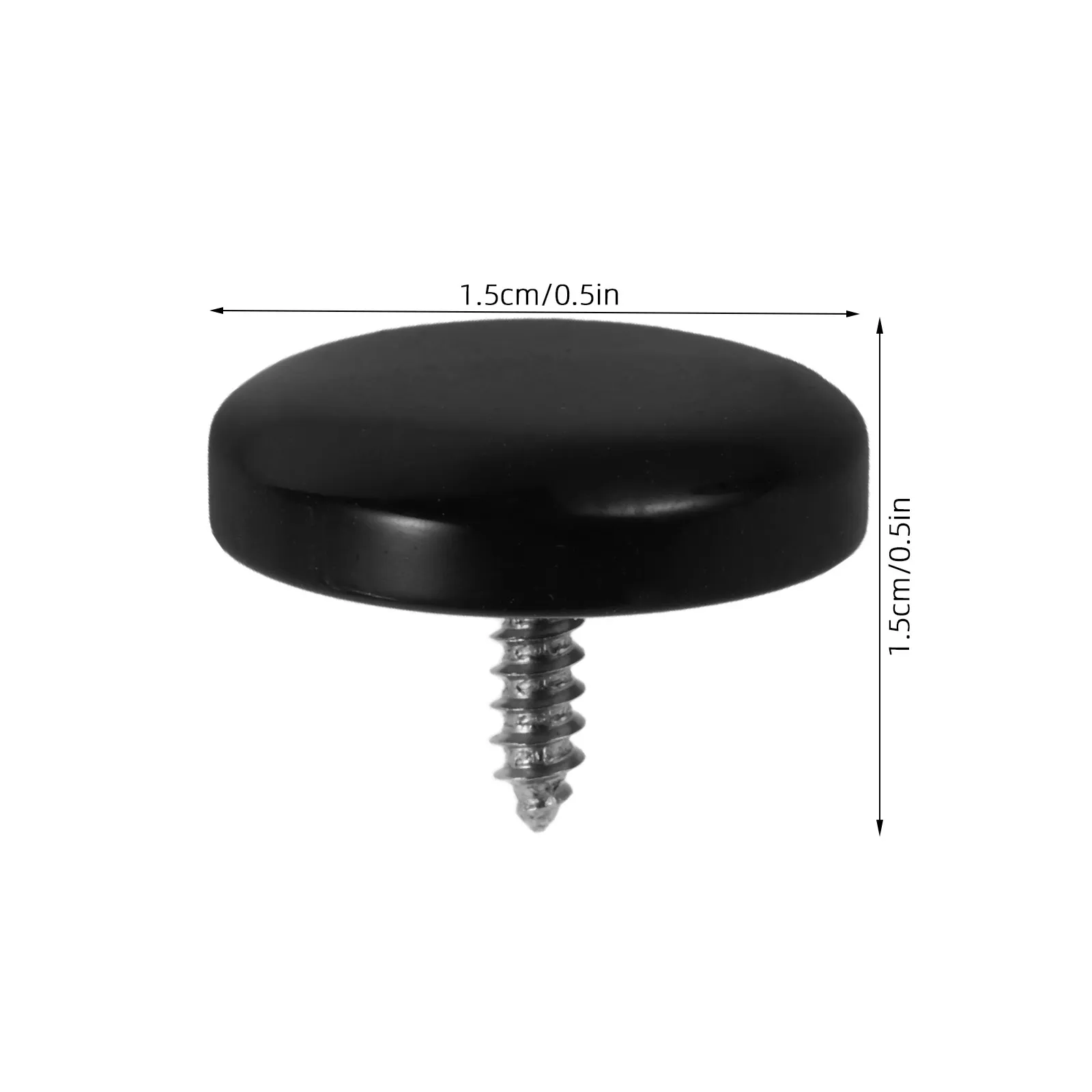 40pcs Plastic Accordion Button Covers Universal Key Cap Replacement 15mm/0.6