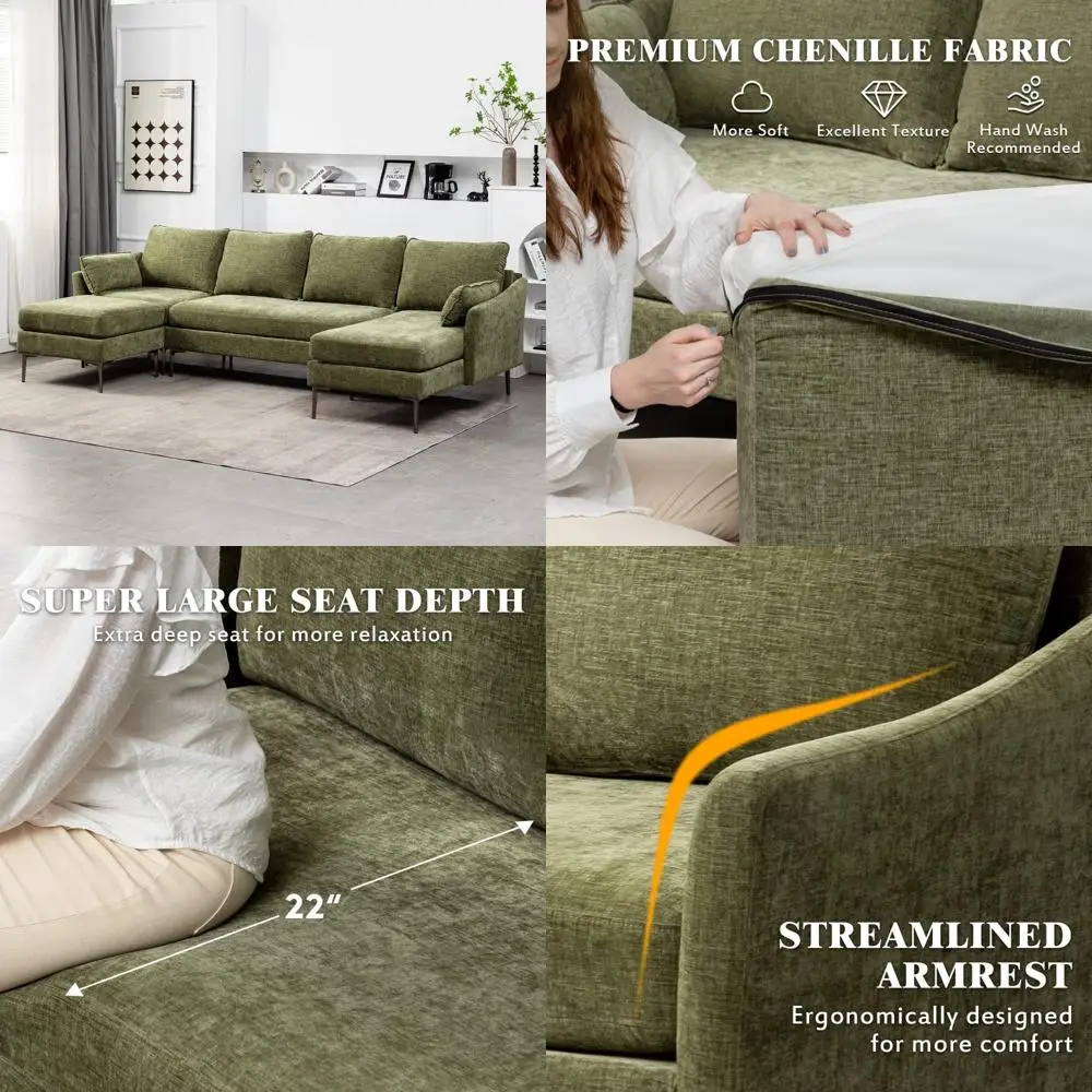 115.4" Cloud Couch … - image