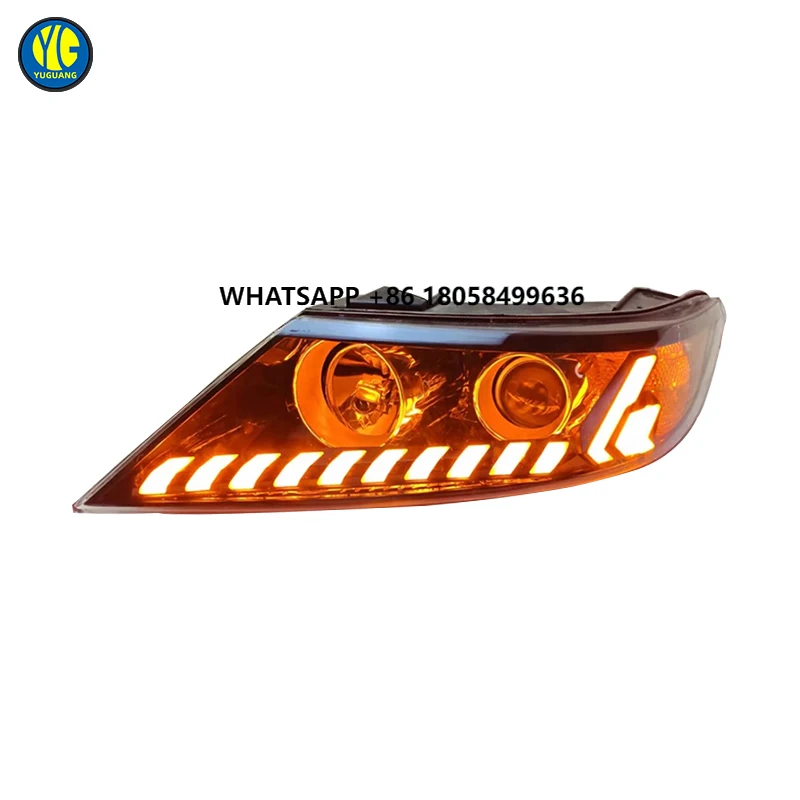 

For Kia Sorento LED Headlights Kia Sorento 2009 2010 2014 Accessories Upgrade Head Light Front Lamp Daying Running Front Lights