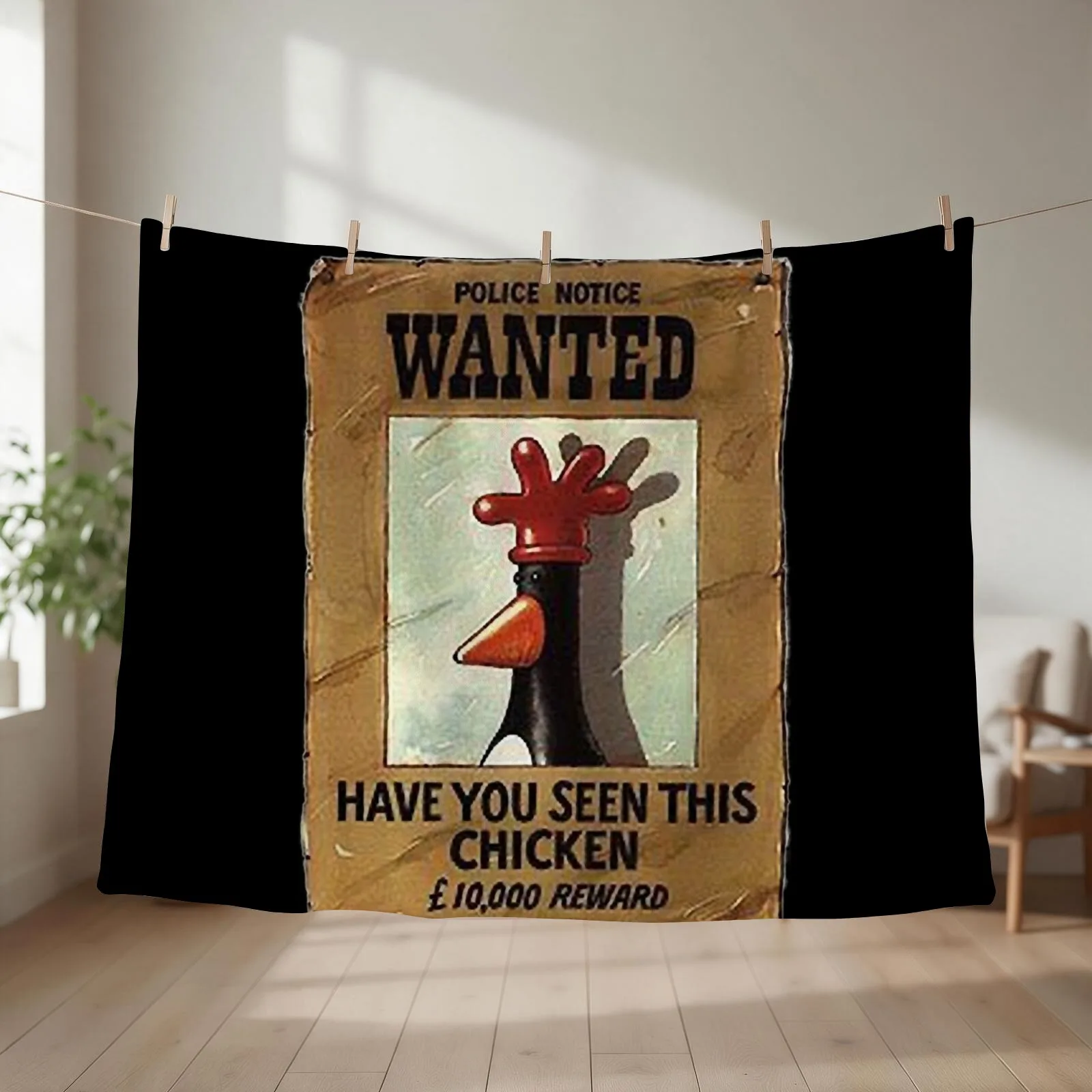 Have You Seen This Chicken Classic Throw Blanket Decoratives Warm Flannel heavy to sleep Blankets