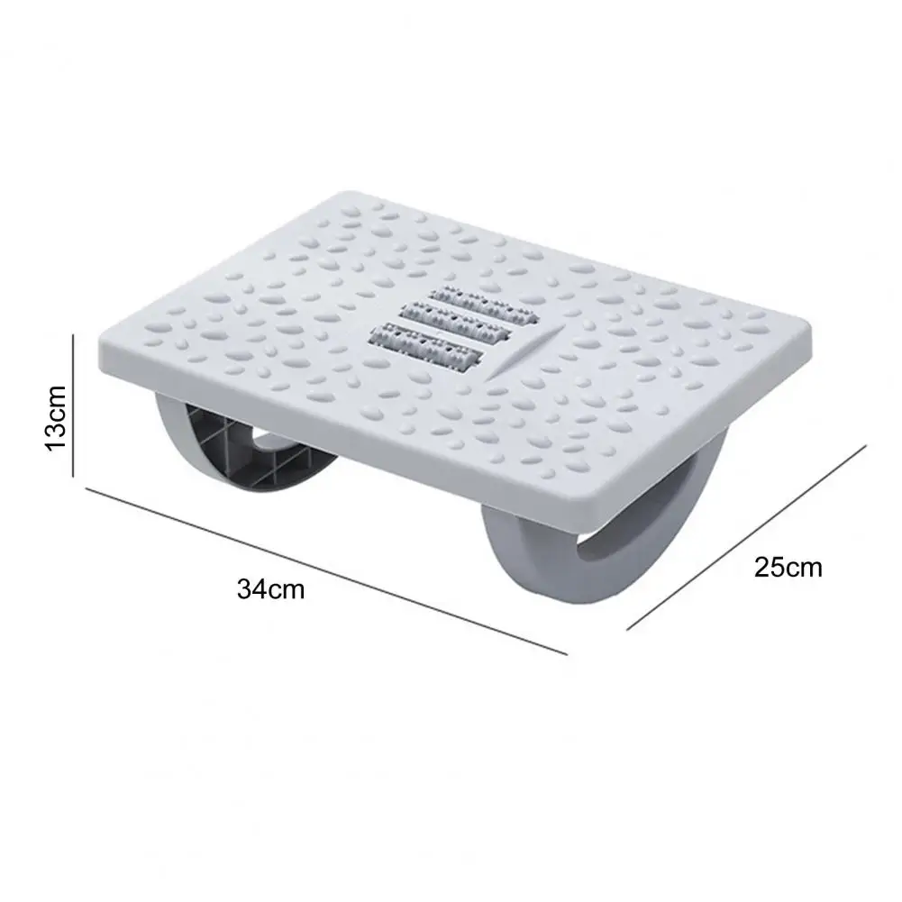 Ergonomic Footrest Ergonomic Rocking Foot Rest Posture Support Massage Rollers Office Home Comfort 180 Degrees Angle Footrest