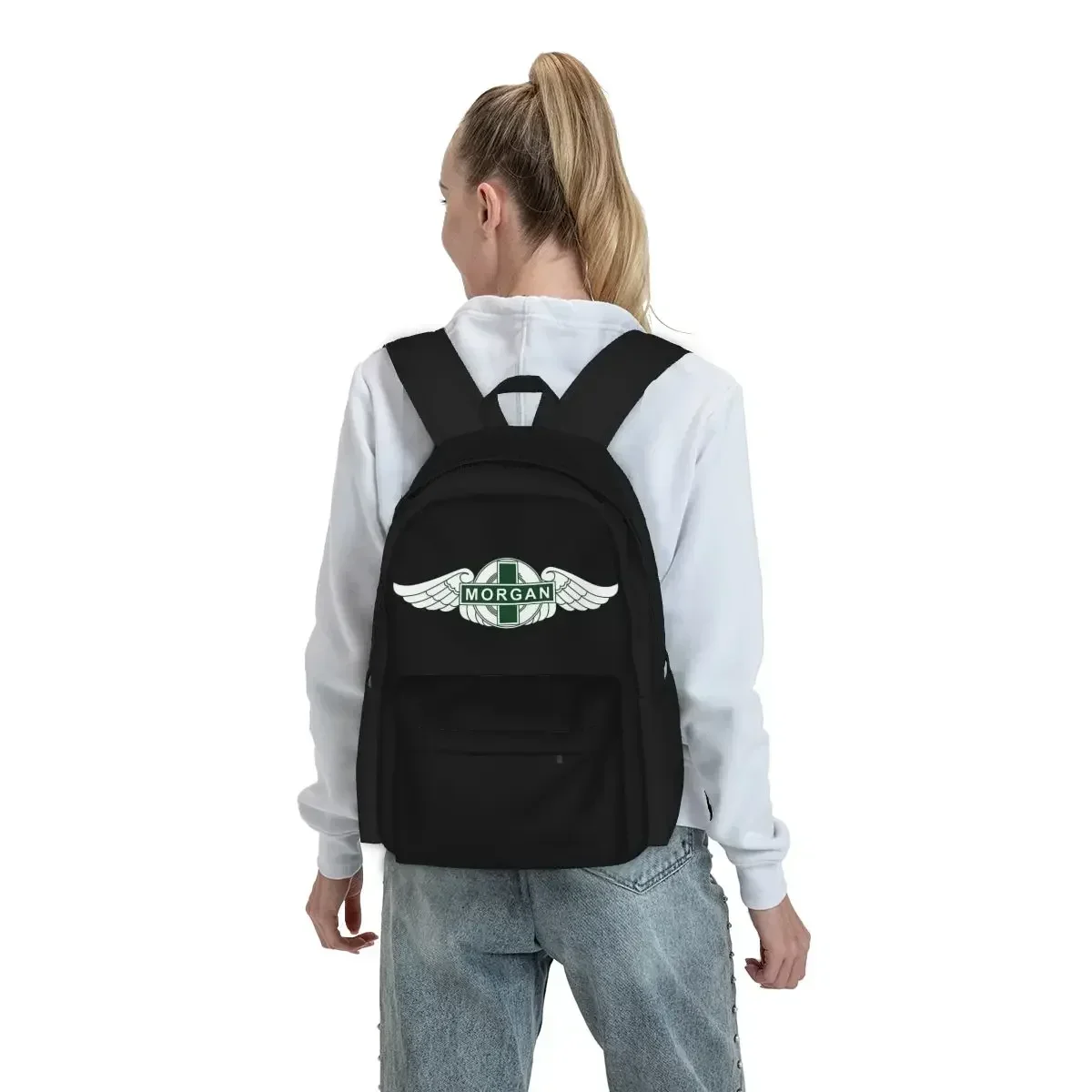 Morgan Motor Car Company Backpacks Boys Girls Bookbag Children School Bags Cartoon Travel Rucksack Shoulder Bag Large Capacity