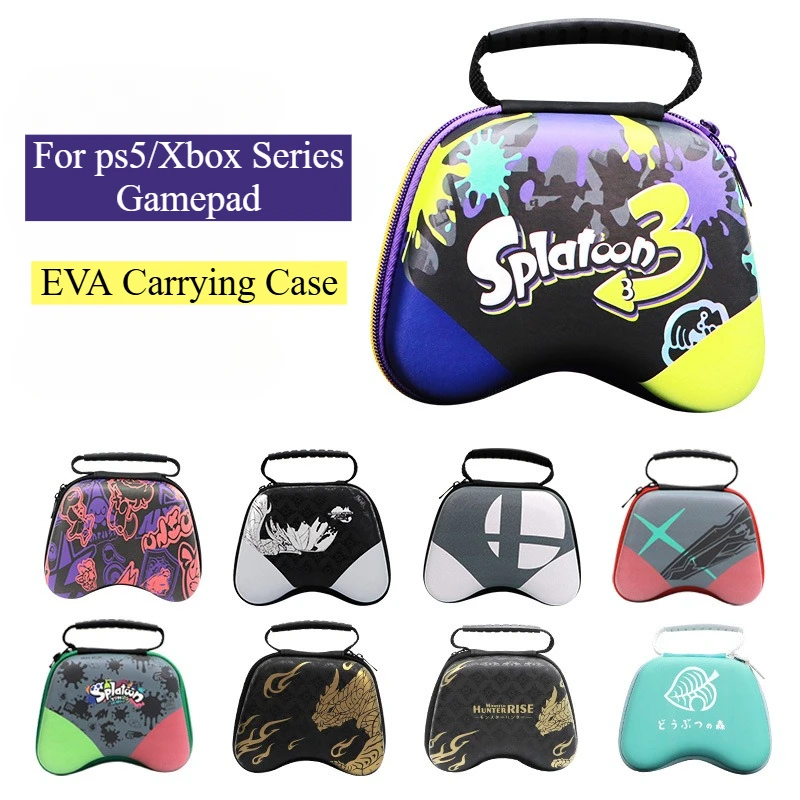 

New Carrying Case for Xbox ONE S X EVA Portable Storage Handle Bag for PS5/PS4/PS3 Shockproof Protective Case for NS Switch Pro