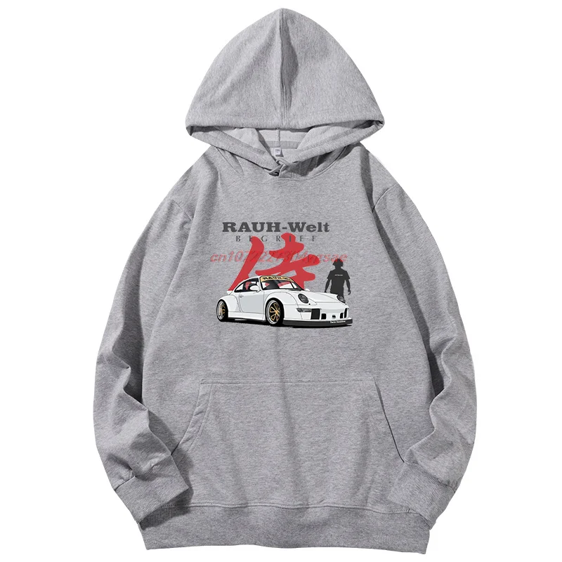 Sportwagen-Mode-Poster-Grafik-Kapuzenpullover, neu im Angebot, Kapuzenpullover aus Baumwolle, Frühling und Herbst, Herren-Sport-Sweatshirt