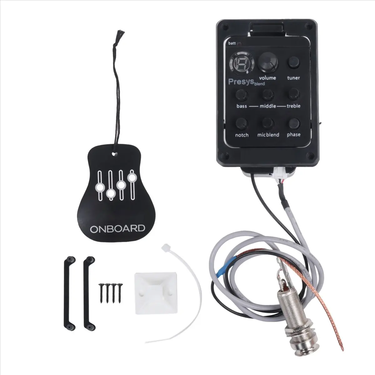 Top Guitar Pickup Eq Electric Box Sound Hole Equalizer Guitar Tuner Mix Guitar Guitar Accessories Folk Pickup 301 Pickup