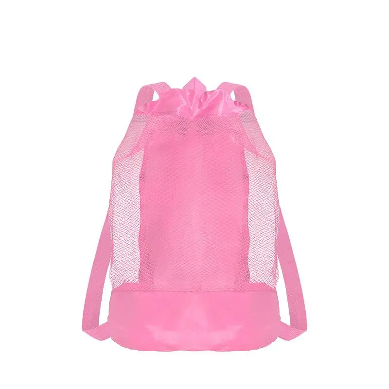 Extra-Large Sand-Resistant Drawstring Beach Backpack Kids Pool Toys Storage Bag For Shell Collecting Travel & Fitness