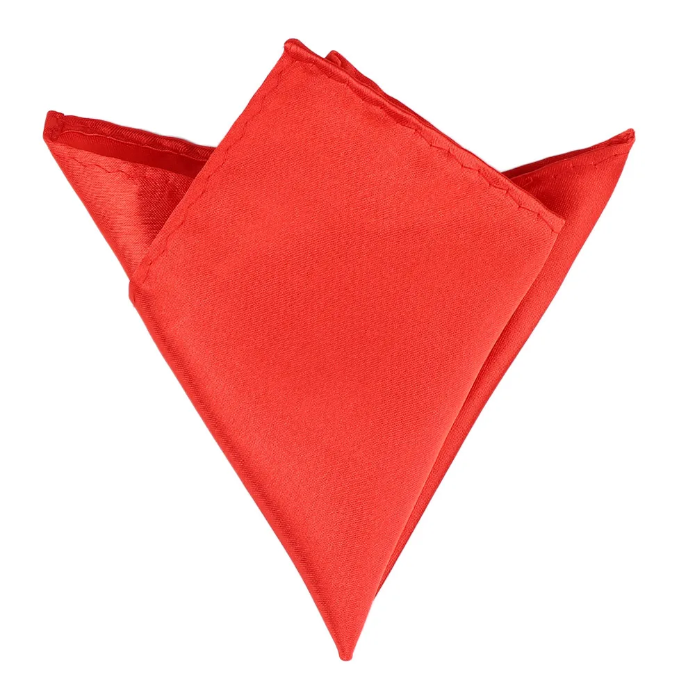 السادة الرجال جيب الصلبة 15 لون لفستان الزفاف حزب الساتان عادي مربع الصلبة منديل المنديل الحرير جيب مربع #1