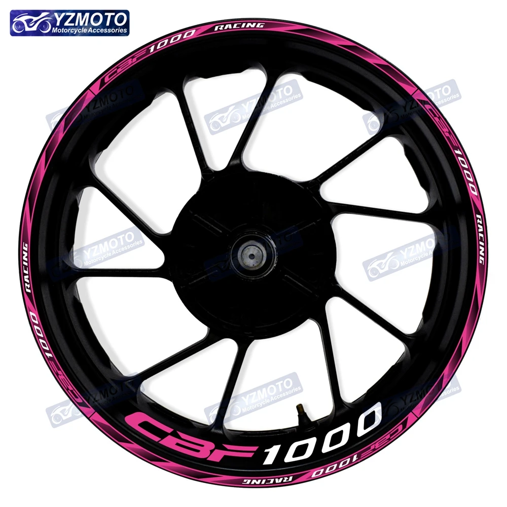 

Для Honda CBF1000 CBF 1000 мотоциклетная гоночная передняя и задняя ступица колеса 17-дюймовая наклейка водостойкая светоотражающая наклейка на обод