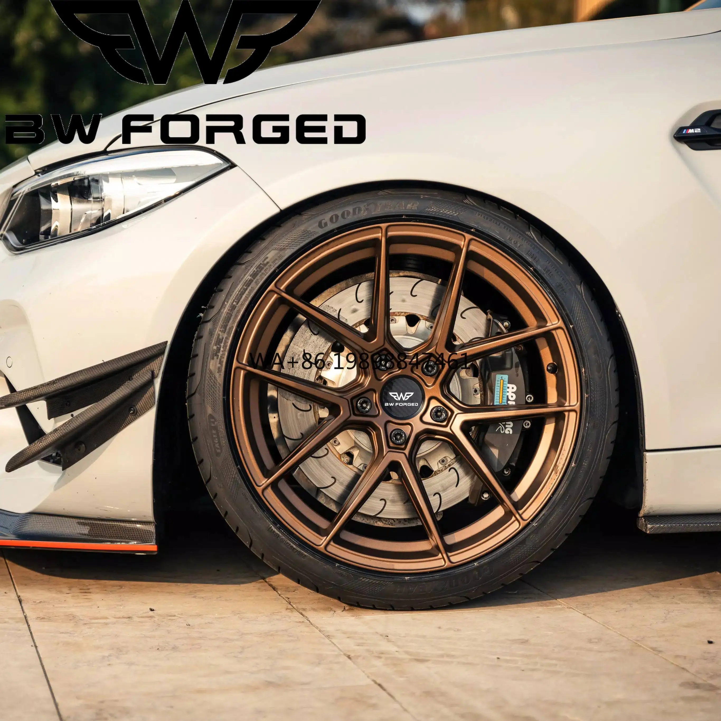 

Кованое легкосплавное колесо ZXMM с моноблоком, 5 отверстий для M2 Audi RS4 Volkswagen Golf 18 19 20 дюймов со смещением 10–48 5 Y Спицы