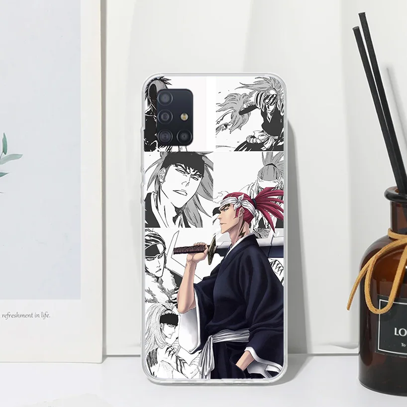 Ichigo Kenpachi Отбеливатель Аниме чехол для телефона Samsung A51 A41 A31 A21S A11 A01 A71 A50S A40 A30S A20E A10S A70 A6 A7 A8 A9 Plus Ba