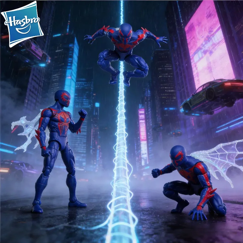 【in-stock】hasbro-marvel-legends-series-retro-spider-man-2099-comics-15cm-action-figure-collection-original-model-toy-gifts