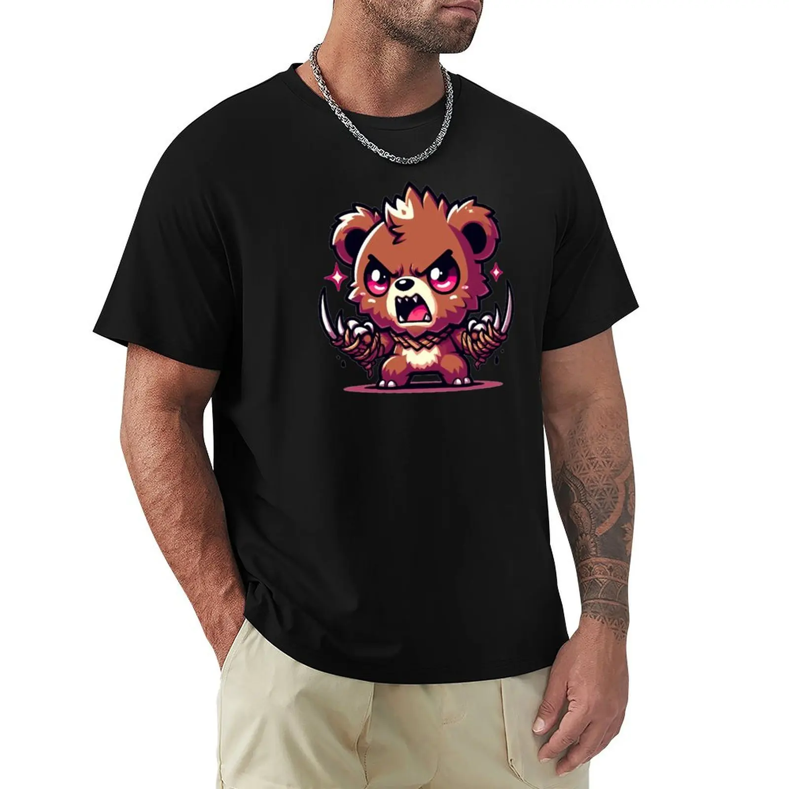 Animal Chibi Series - Bear Chan 006 T-Shirt t shirts for man graphic tees T-Shirt