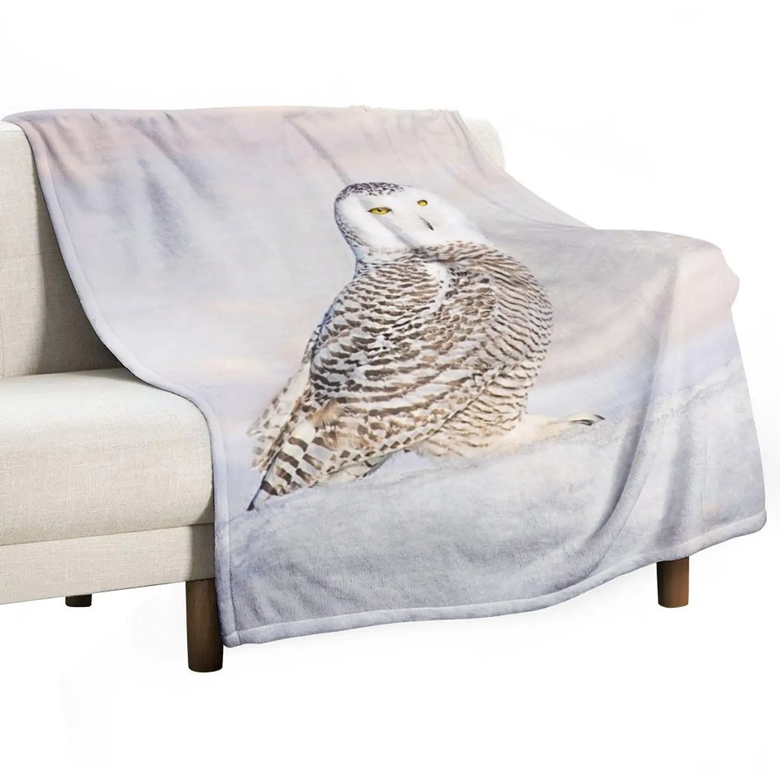 

Snowy Owl 2 Throw Blanket Custom Extra Large Throw Blankets