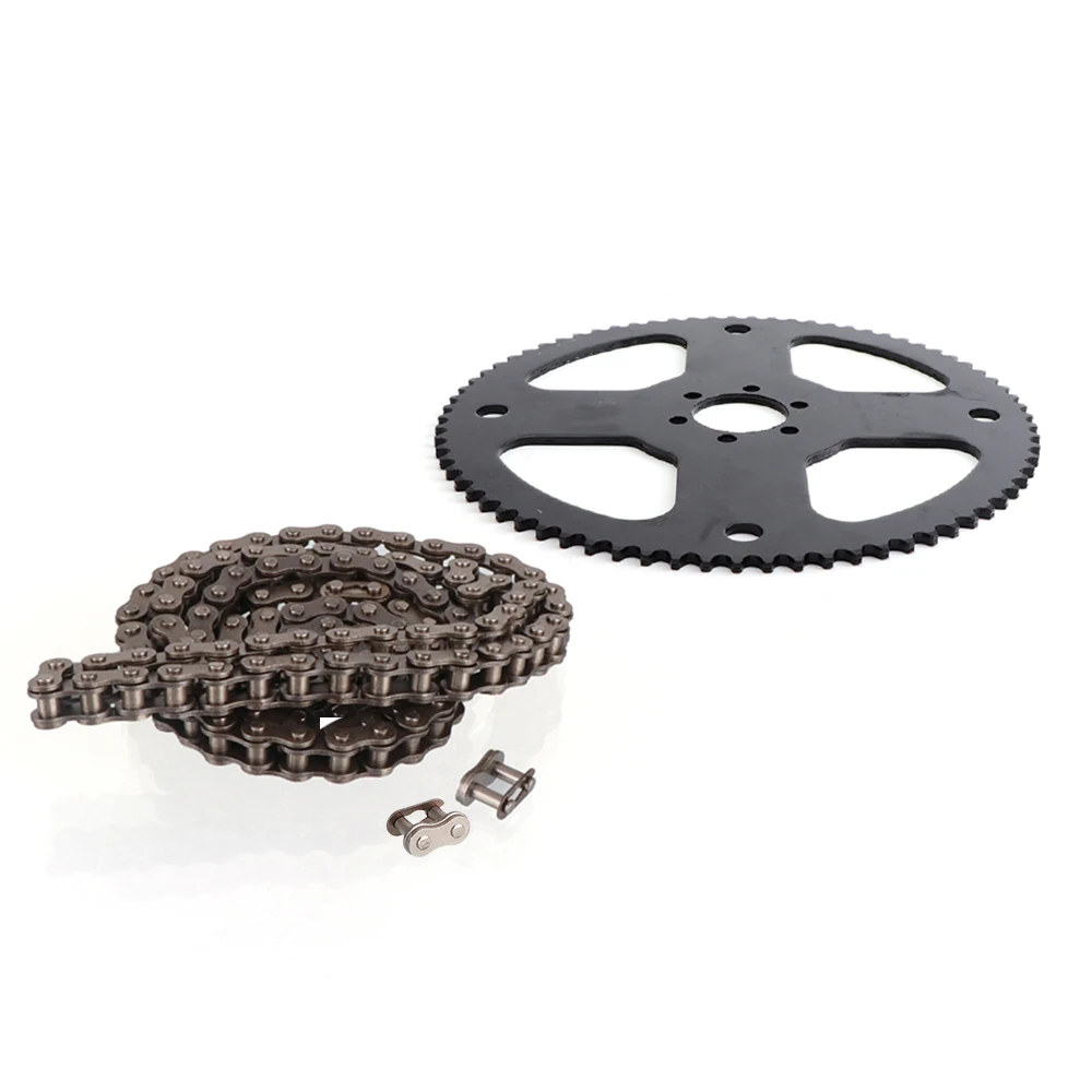 

35 Chain 75 Tooth Sprocket 140 Links For 80cc Mini Bike Coleman CT100U CC100X Baja Doodle Bug DB30 Motovox Mbx10 MBX11 MM-B80