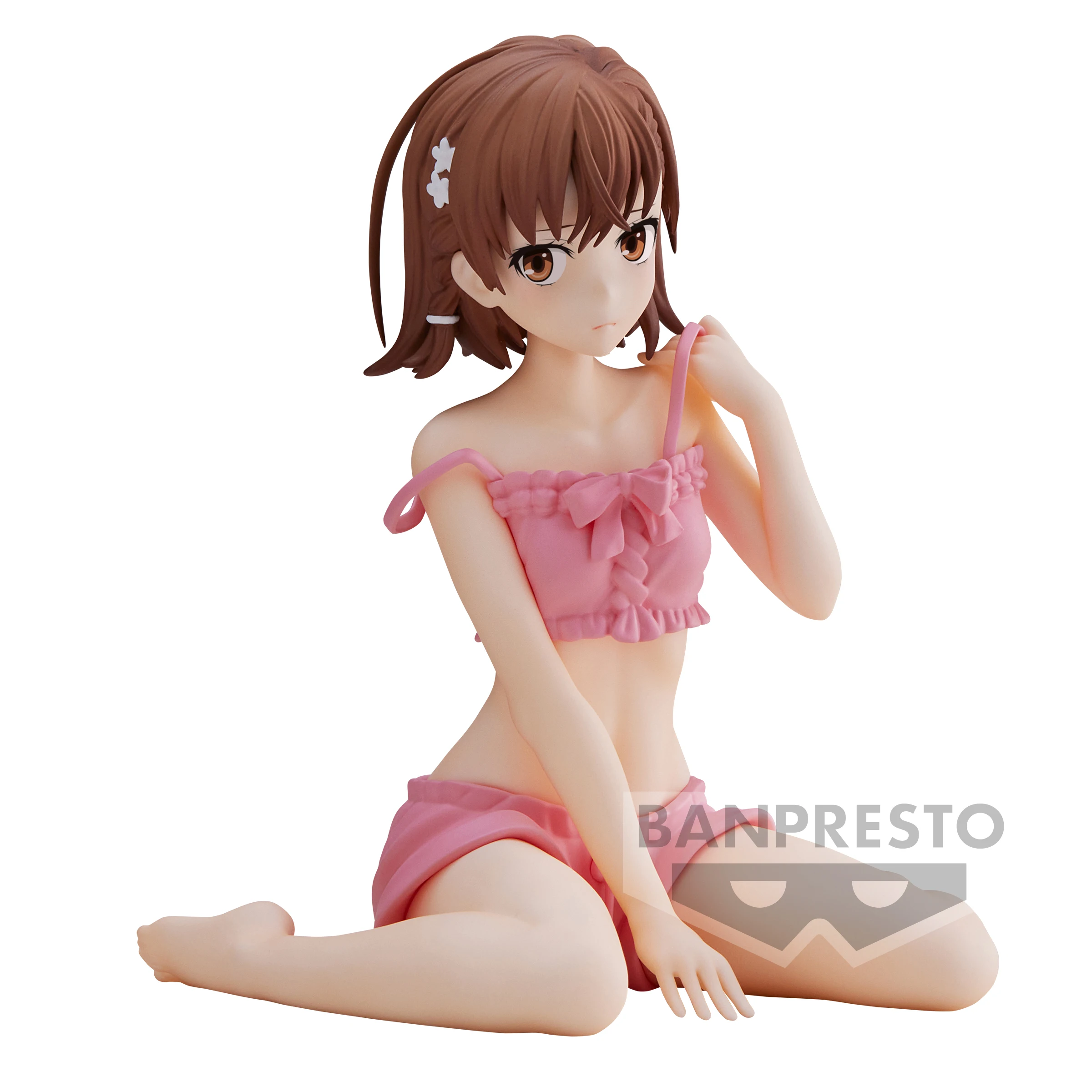 Judai Original Banpresto To Aru Kagaku no Railgun Misaka Mikoto Relax Time PVC Action Figure Model Doll Toys