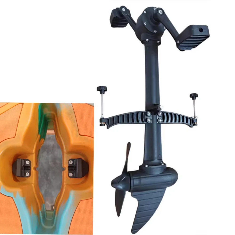 

Lightweight Replacement PVC Fin Drive System Durable Plastic Kayak Foot Pedal Propeller Marine Accessories for Surfing